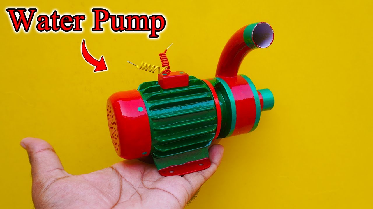 How To Make A Water Pump At Home | DIY Powerful High Pressure Water Pump | DC 12 volt Water Pump DIY