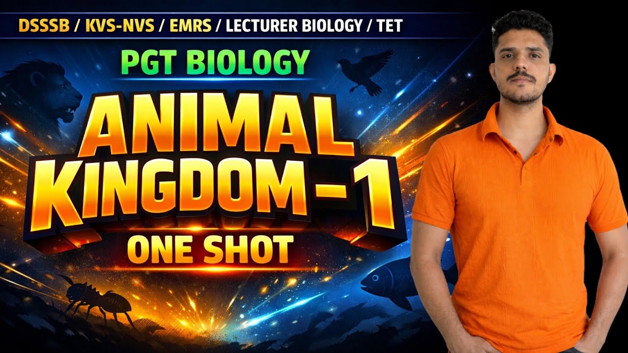 EMRS PGT Biology | Animal kingdom Part-1 | Basis of classification| 💥 Full detailed | DSSSB / KVS  🎯
