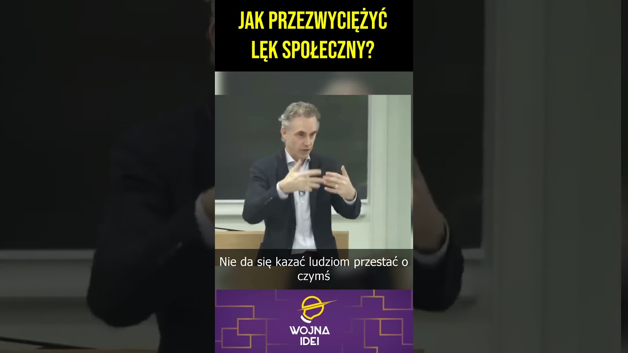 Jak przezwyciężyć lęk społeczny? #psychologia #ciekawostki #jordanpeterson
