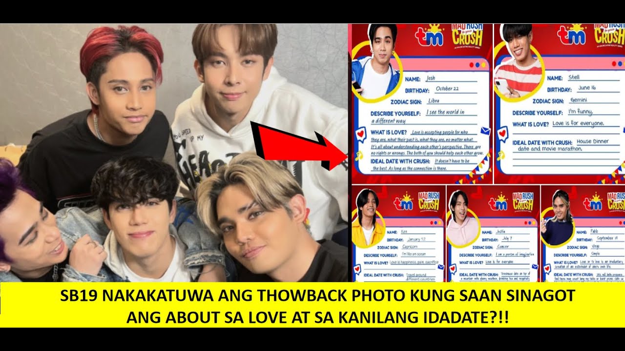 SB19 NAKAKATUWA ANG KANILANG MGA SAGOT NOON ABOUT SA LOVE AT SA KANILANG MAKAKADATE ALAMIN