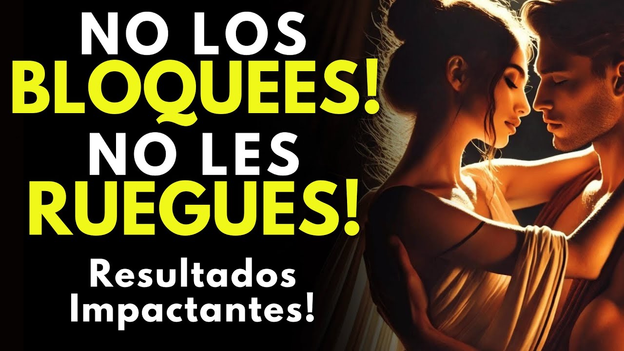 ¡No Los Bloquees, No Les Ruegues! Solo Haz ESTO y Mira Qué Pasa! - Estoicismo