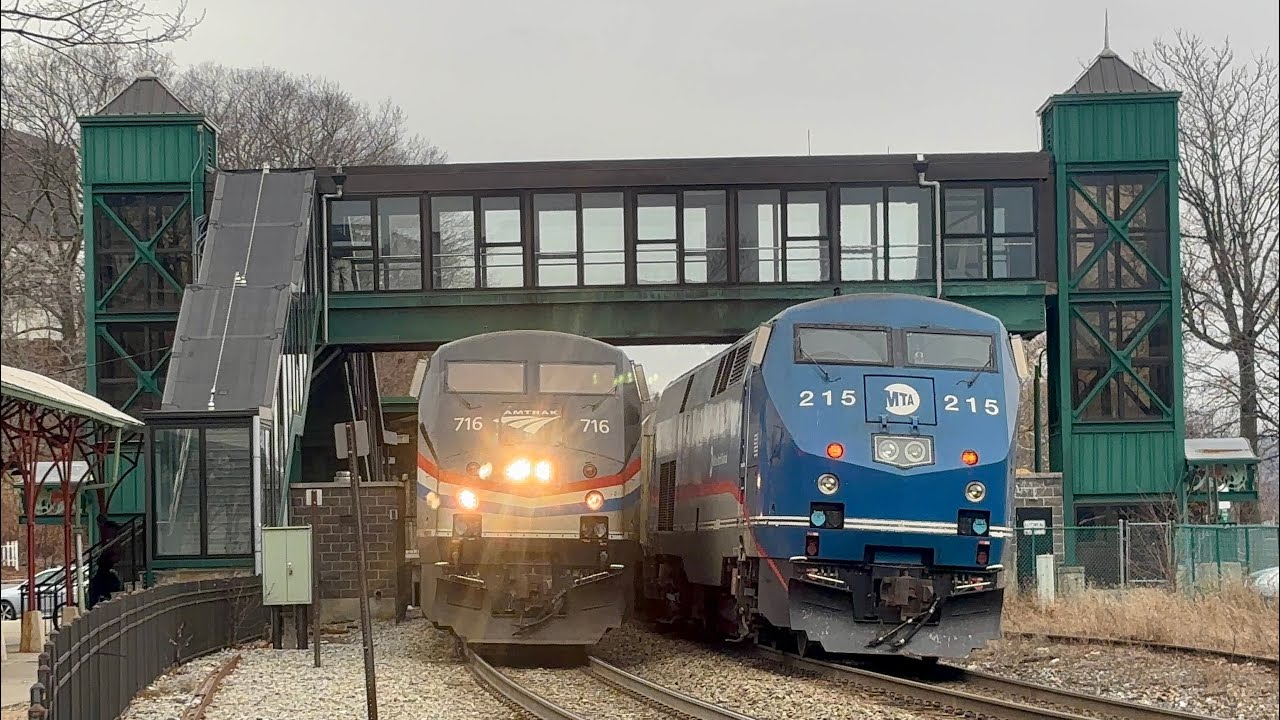 Amtrak & Metro North Hudson Line PM Rush @ Peekskill,NY (2,800 SUBSCRIBER SPECIAL)