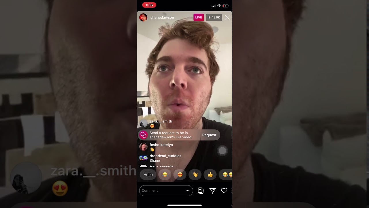 Shane Dawson Full Live Stream 30 June 2020