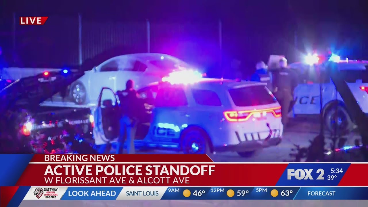 Police in standoff in north St. Louis after Metro East pursuit