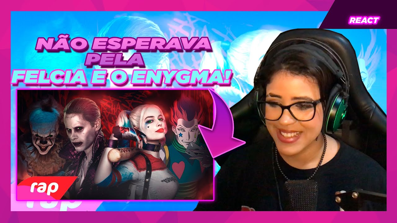 Rap do Coringa, Arlequina, Hisoka e Pennywise - CIRCO DOS HORRORES 2 | NERD HITS// React