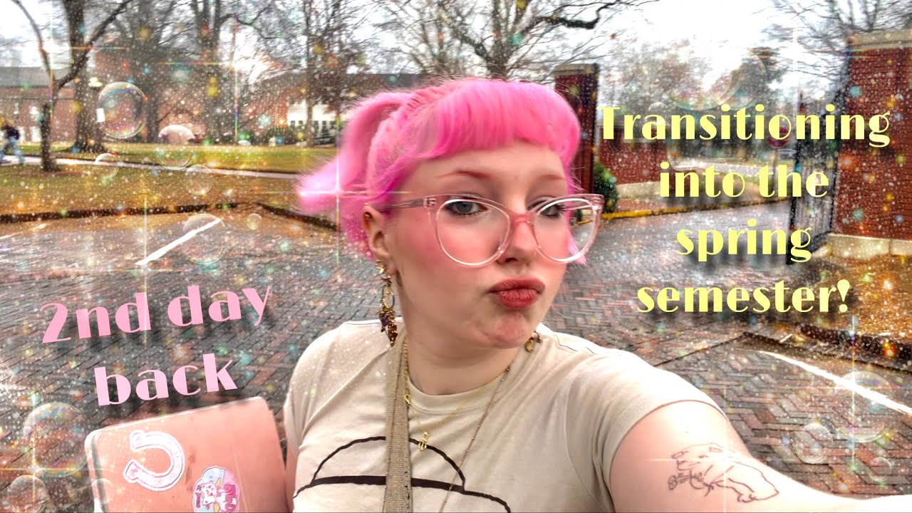 A day in the life of a liberal arts college student! Spring semester edition ⋆✴︎˚｡⋆