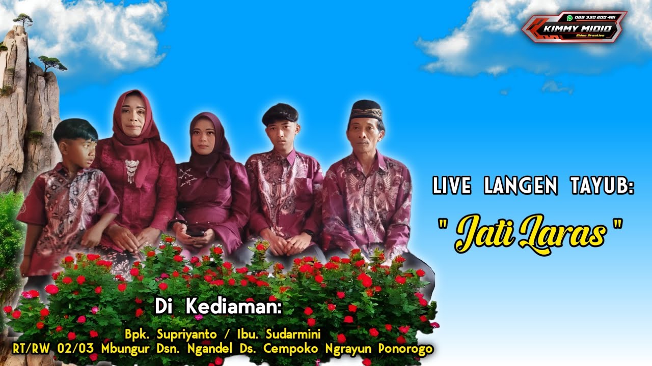 LIVE LANGEN TAYUB JATI LARAS DI KEDIAMAN BAPAK SUPRIYANTO IBU SUDARMINI NGANDEL