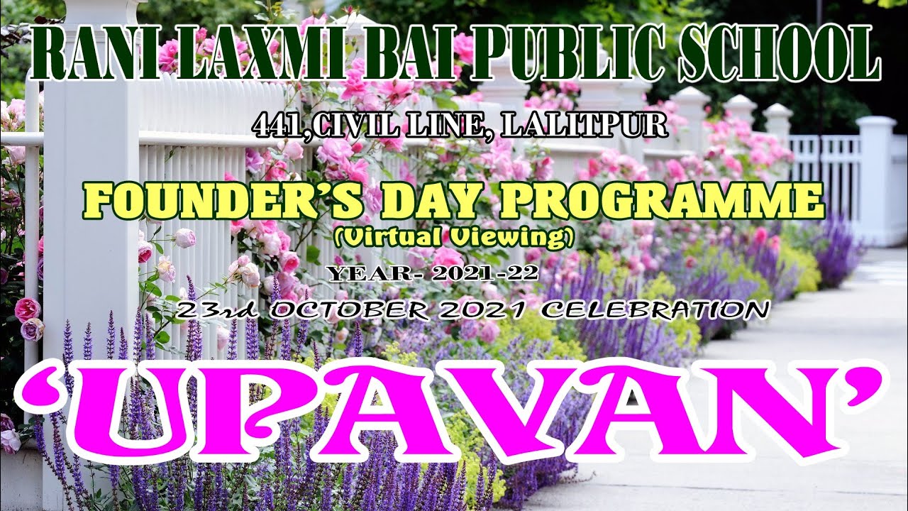 VIRTUAL FOUNDER'S DAY CELEBRATION 2021 RLPS, LALITPUR