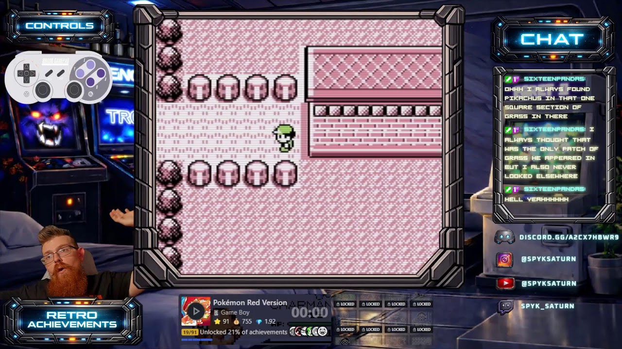 Retro Achievements - Pokemon Red - Still working on it