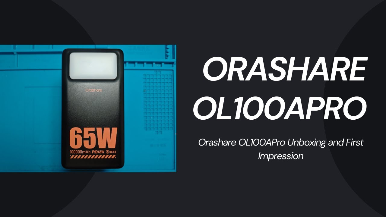 Never Run Out of Juice Again! Power Bank That Lasts ALL DAY! | Orashare OL100APro | 100000 mAh
