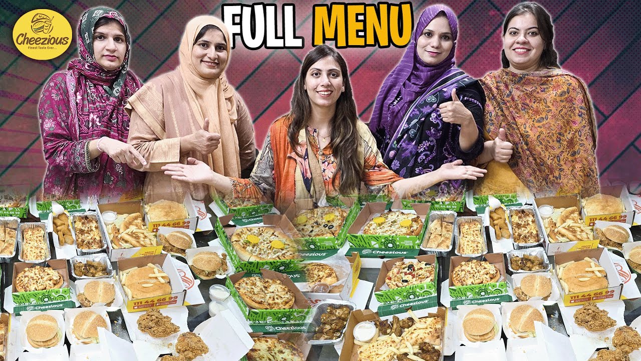 I Ordered Entire Cheezious Menu Challenge💃Staff Prank Samjh Rahe the🤣Susral Walon Nay Buht Enjoy Kia