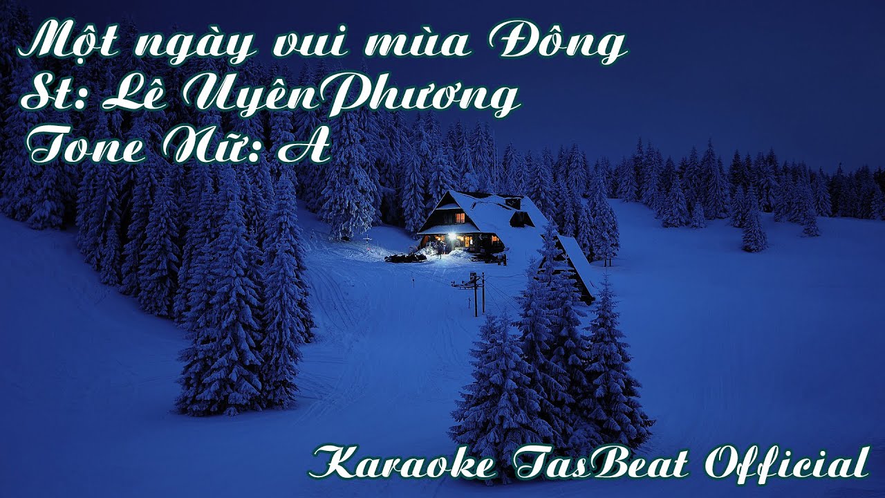 Karaoke Một Ngày Vui Mùa Đông Tone Nữ | TAS BEAT