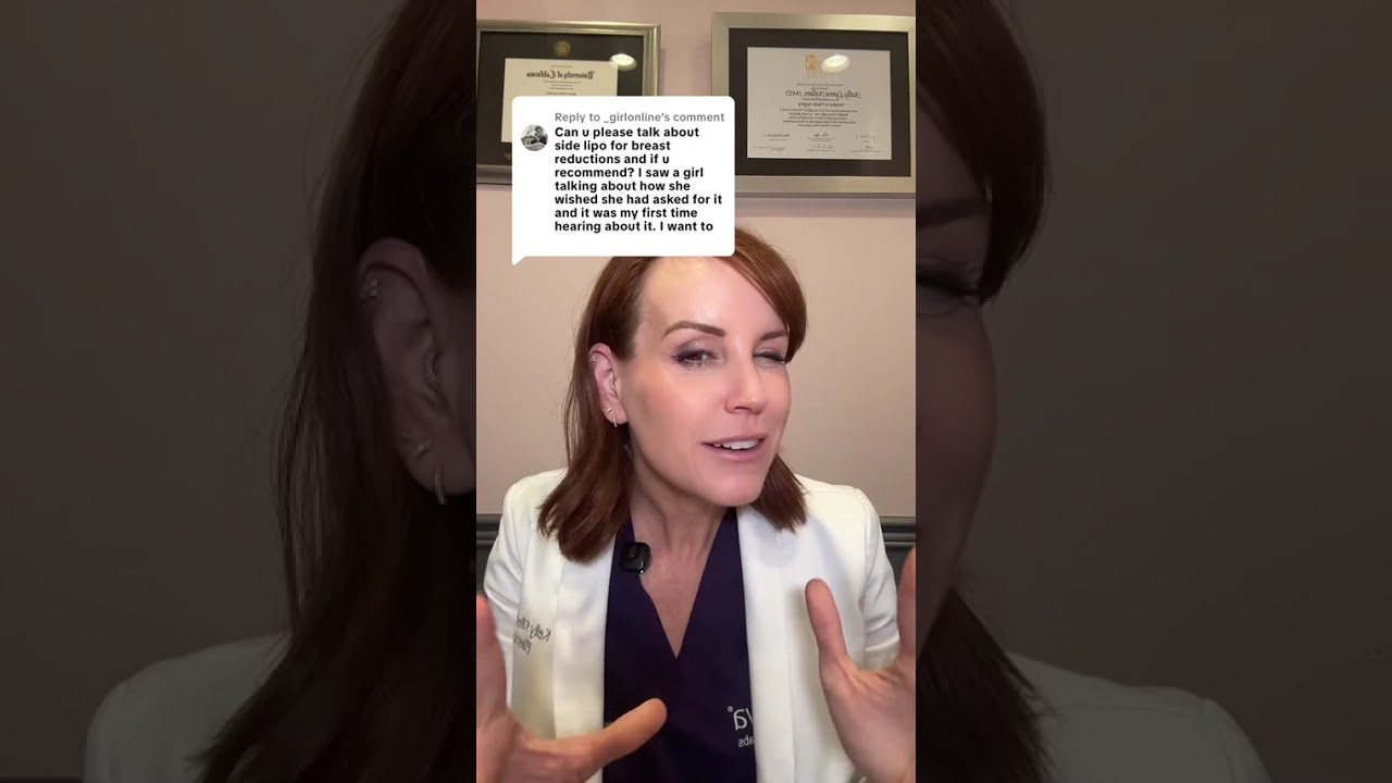 Let's talk about side lipo for Breast Reductions