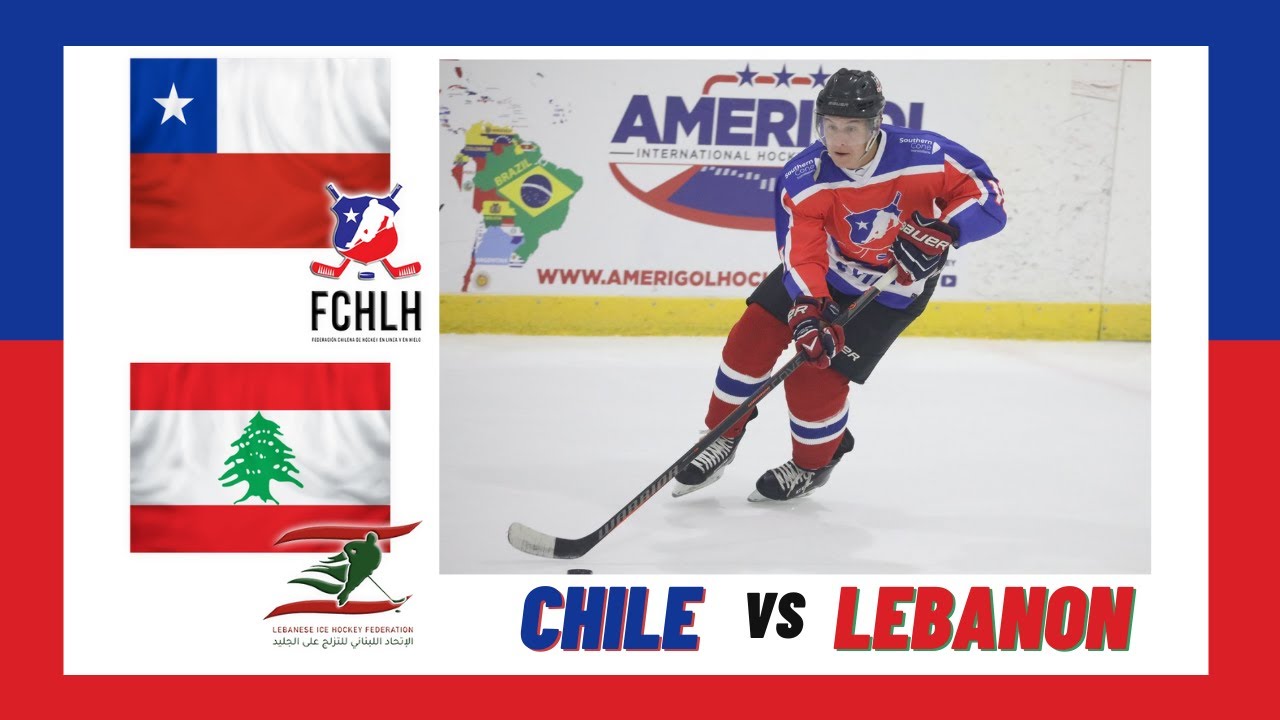Latam Cup 2021 Chile 🇨🇱 Vs Lebanon 🇱🇧 Men's Ice Hockey