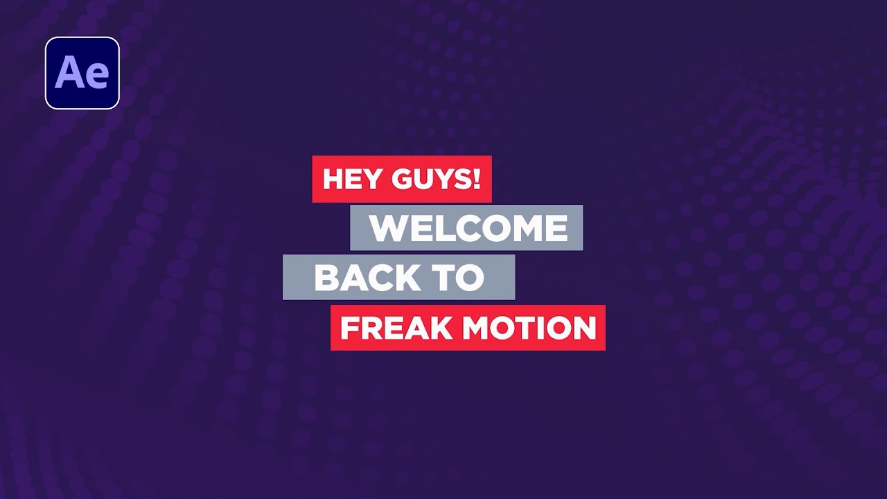 How to Create the Perfect Welcome Intro Animation in After Effects: A Step-by-Step Guide