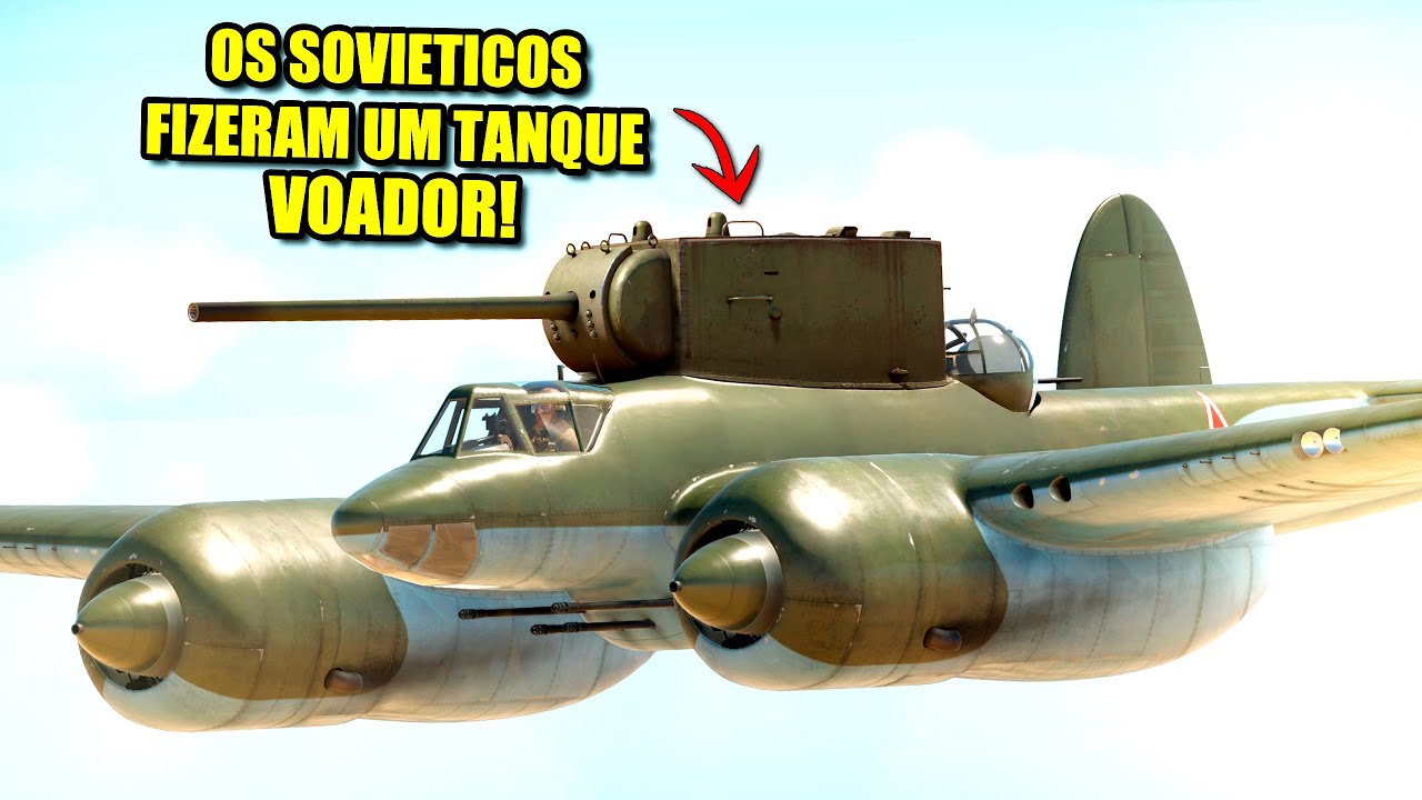O Dia que os Soviéticos Criaram um TANQUE VOADOR!! - SU8 - Warthunder PT - BR