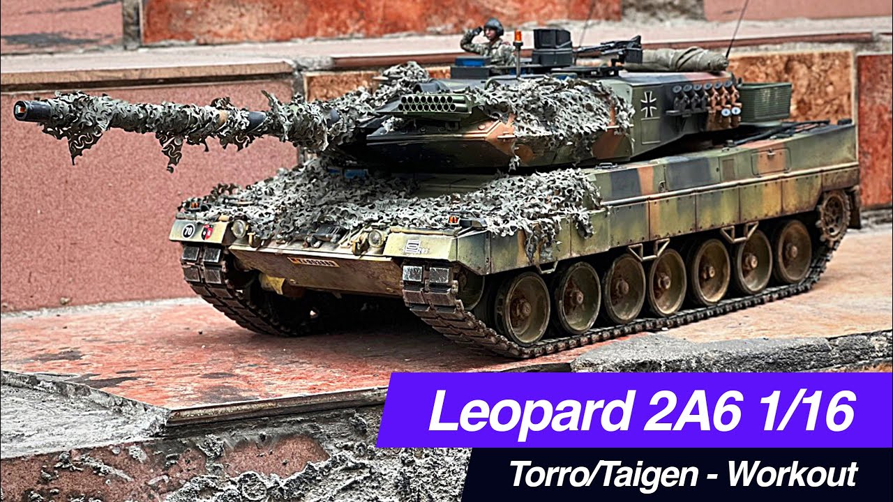 1/16 Leopard 2A6 (Taigen) - Workout