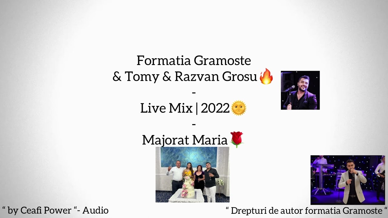 Formatia Gramoste & Tomy & Razvan Grosu - Live Mix - Majorat Maria - 177