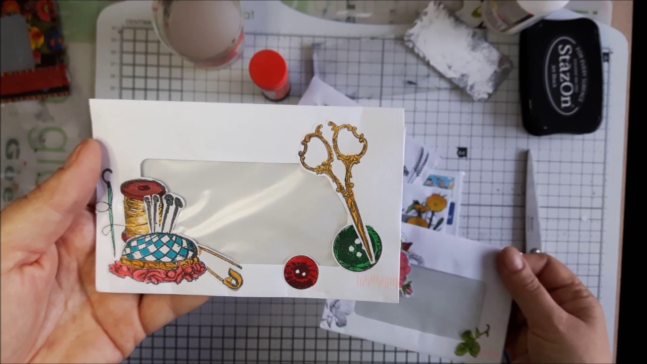 recycling junk/used envelopes