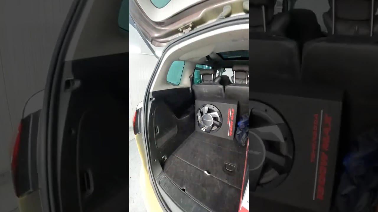 Pioneer TS-WX300A Subwoofer Installed in Opel Zafira | Sound System Upgrade