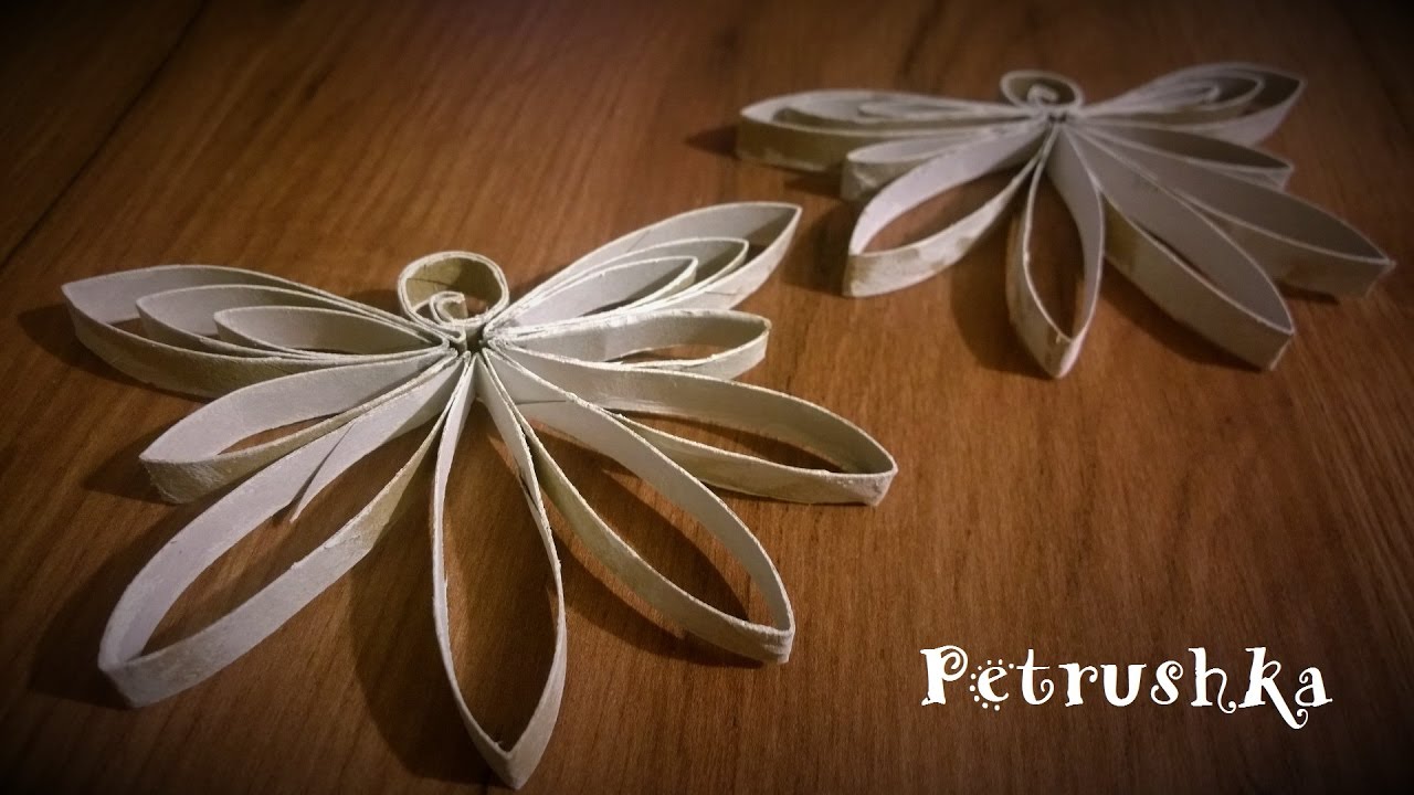 DIY - How to make Toilet Paper Roll Christmas Angel