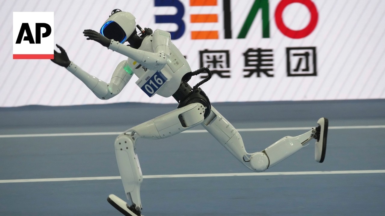 Over 2,000 robots compete for gold at World Humanoid Games in China