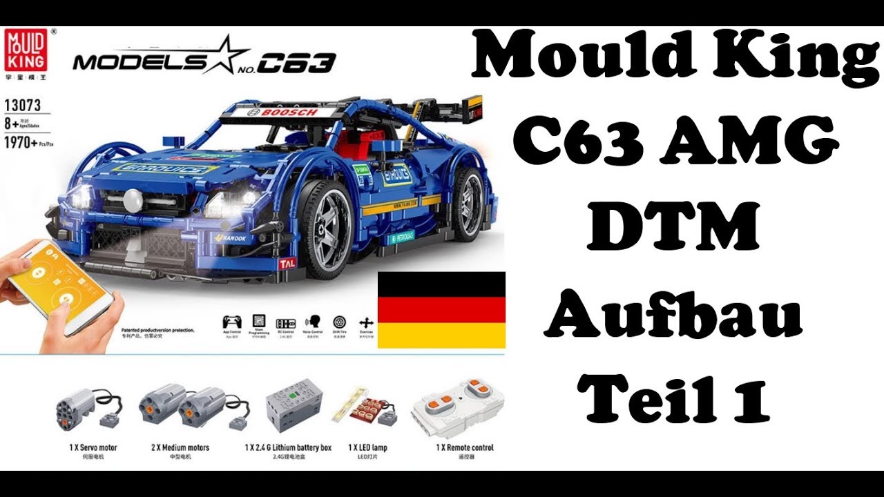 Mould King 13073 - Mercedes C63 AMG DTM - Aufbau 1. Teil