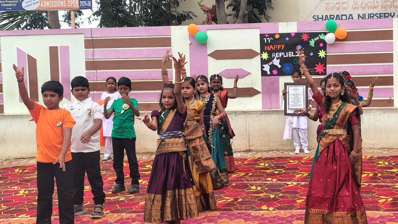 Republic Day Cleberation - Patriotic Dance Performance By Children- 2026.
