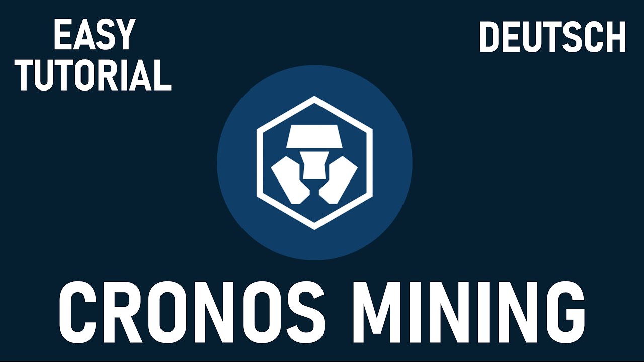 Cronos - CRO Mining | easy Tutorial | deutsch