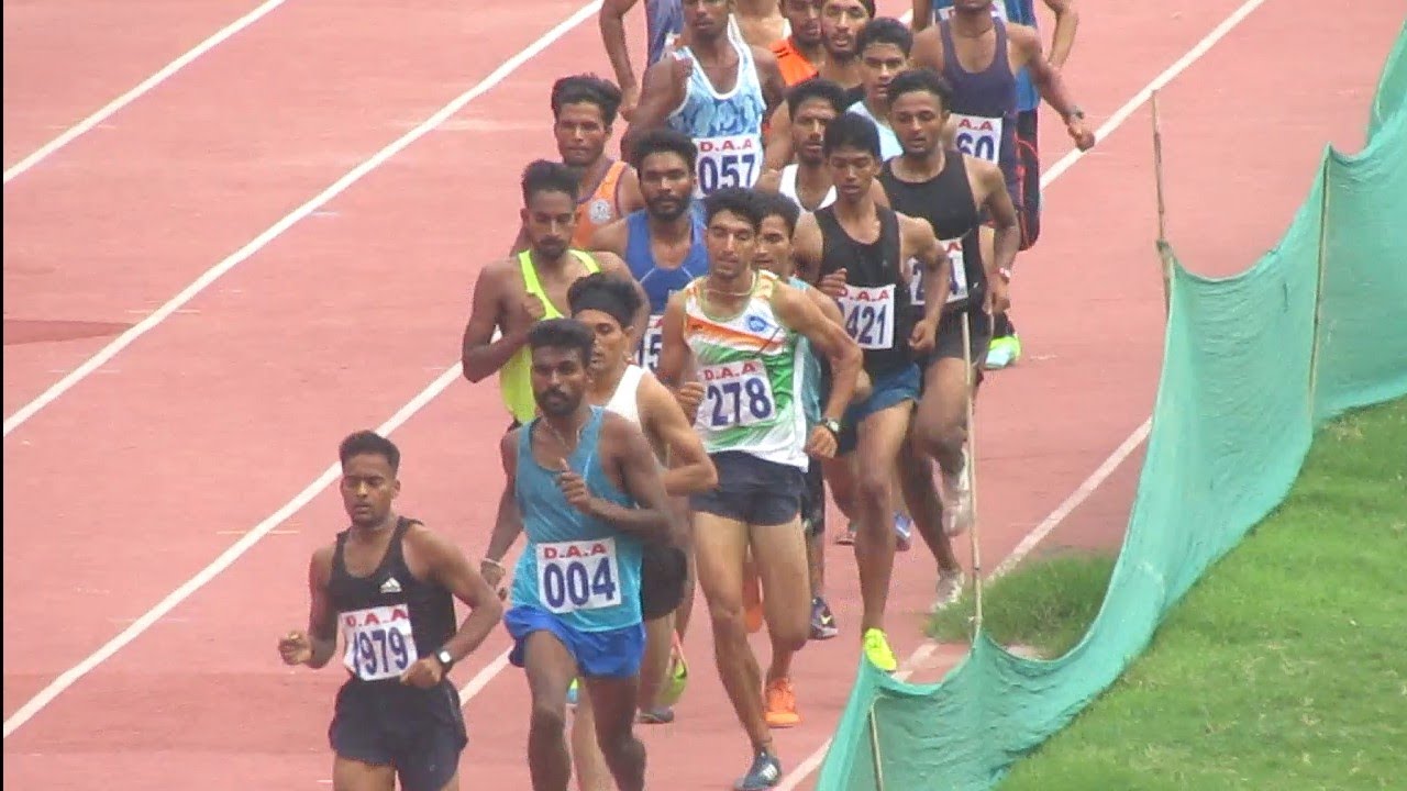 Men's 1500m (Vid 1) 79th Delhi State Athletic championship 2019 Jawahar Lal Nehru Stadium Delhi