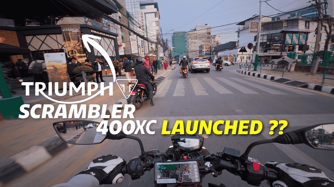 I WAS INVITED TO TRIUMPH SCRAMBLER 400XC LAUNCH | Bike worth 8 Lakh ?