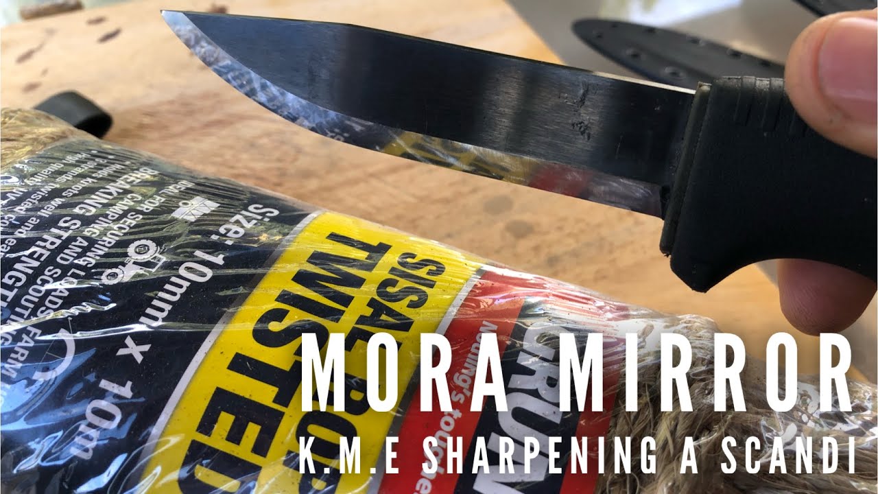 Mirror Polishing a Mora Bushcrat Black using KME system