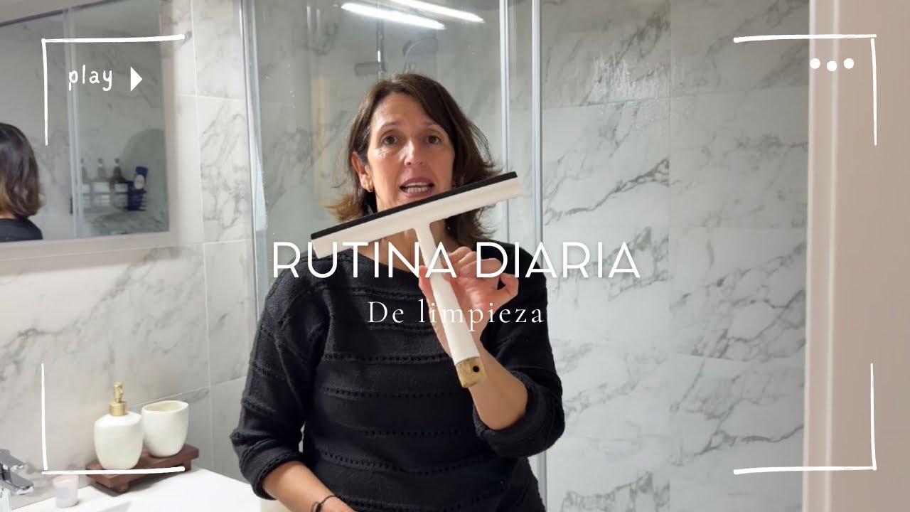 Rutina de limpieza diaria🧺