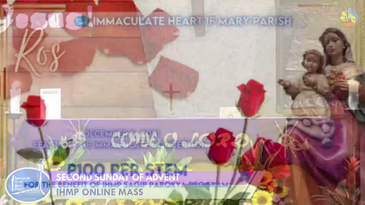 LIVE NOW | Second Sunday of Advent | Immaculate Conception Triduum Mass (1st Day)