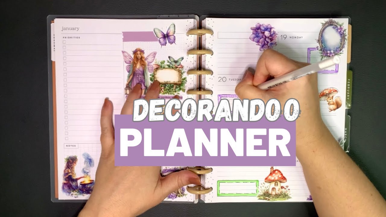 Decorando meu Planner Happy Planner + Bate papo de Novidades 