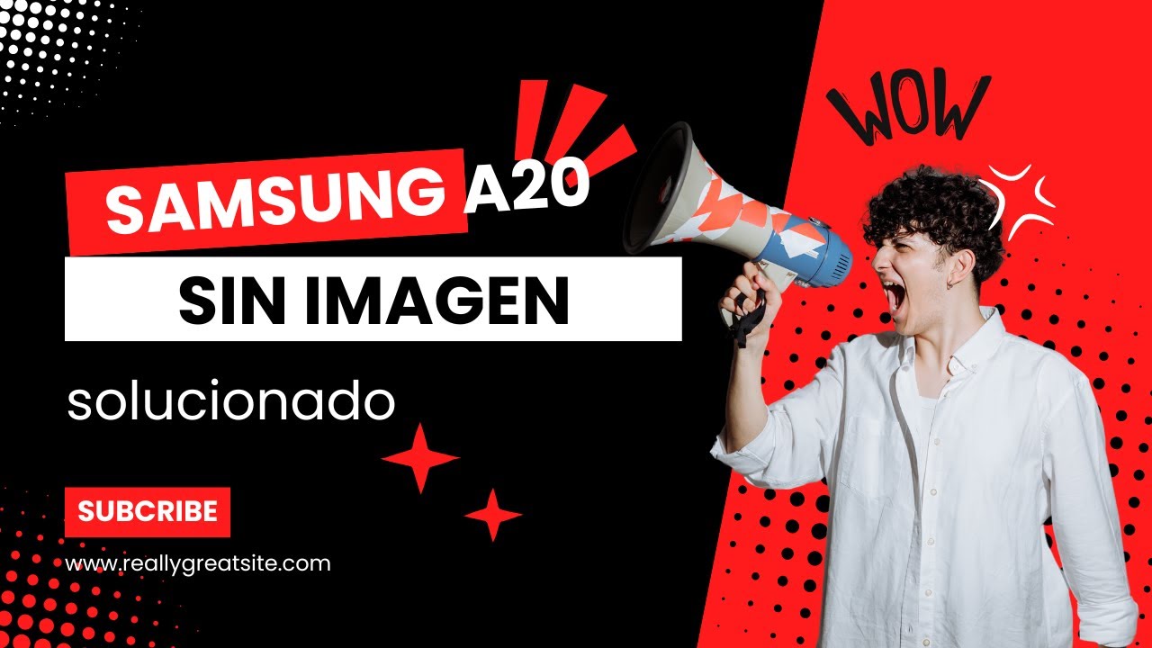 samsumg a20  sin imagen