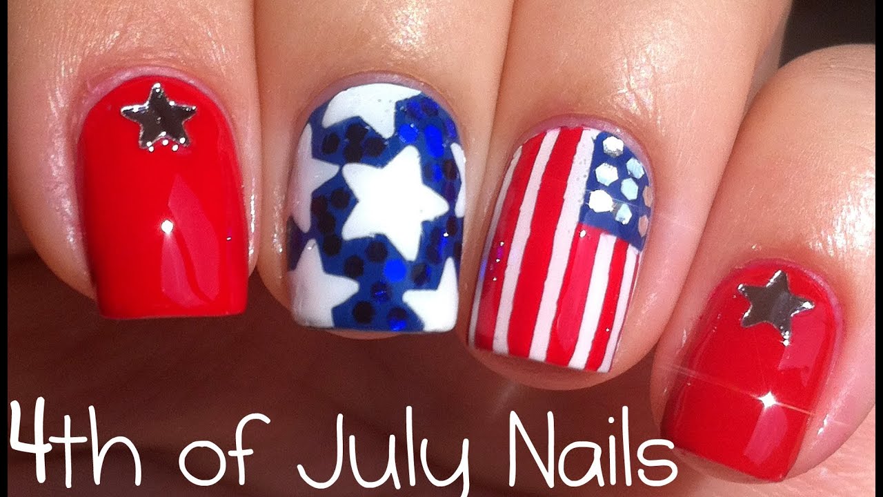 4th of July Nail Art Tutorial