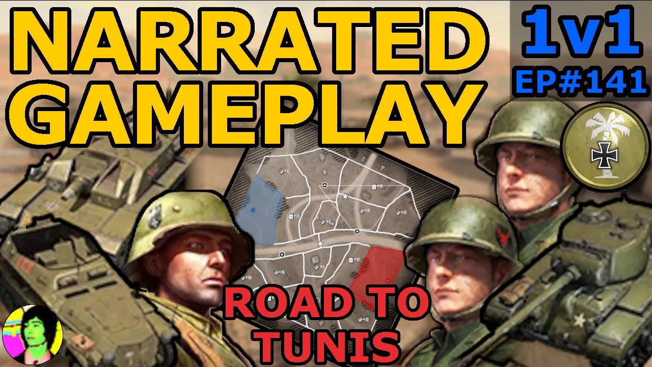 CoH3 | Mad max half tracks | Narrated Gameplay 1v1 Deutsches Afrikakorps EP#141
