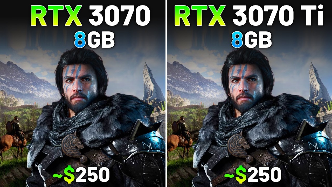 RTX 3070 против RTX 3070 Ti в 2026 году | Тест в 14 играх | 1080p