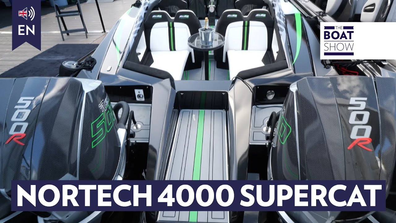NORTECH 4000 Supercat seen at FLIBS 2024 - The Boat Show