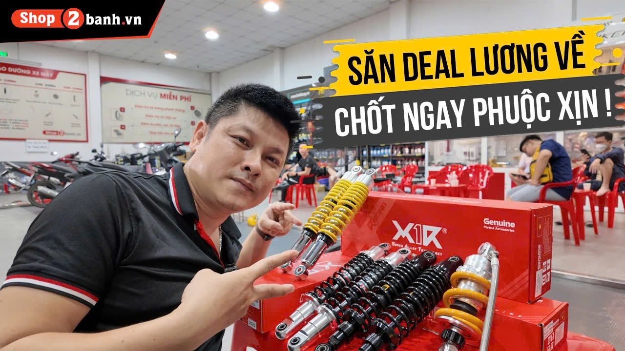 Đầu tháng săn deal – phuộc chính hãng không thể rẻ hơn. X1R giảm 15% cùng Shop2banh!