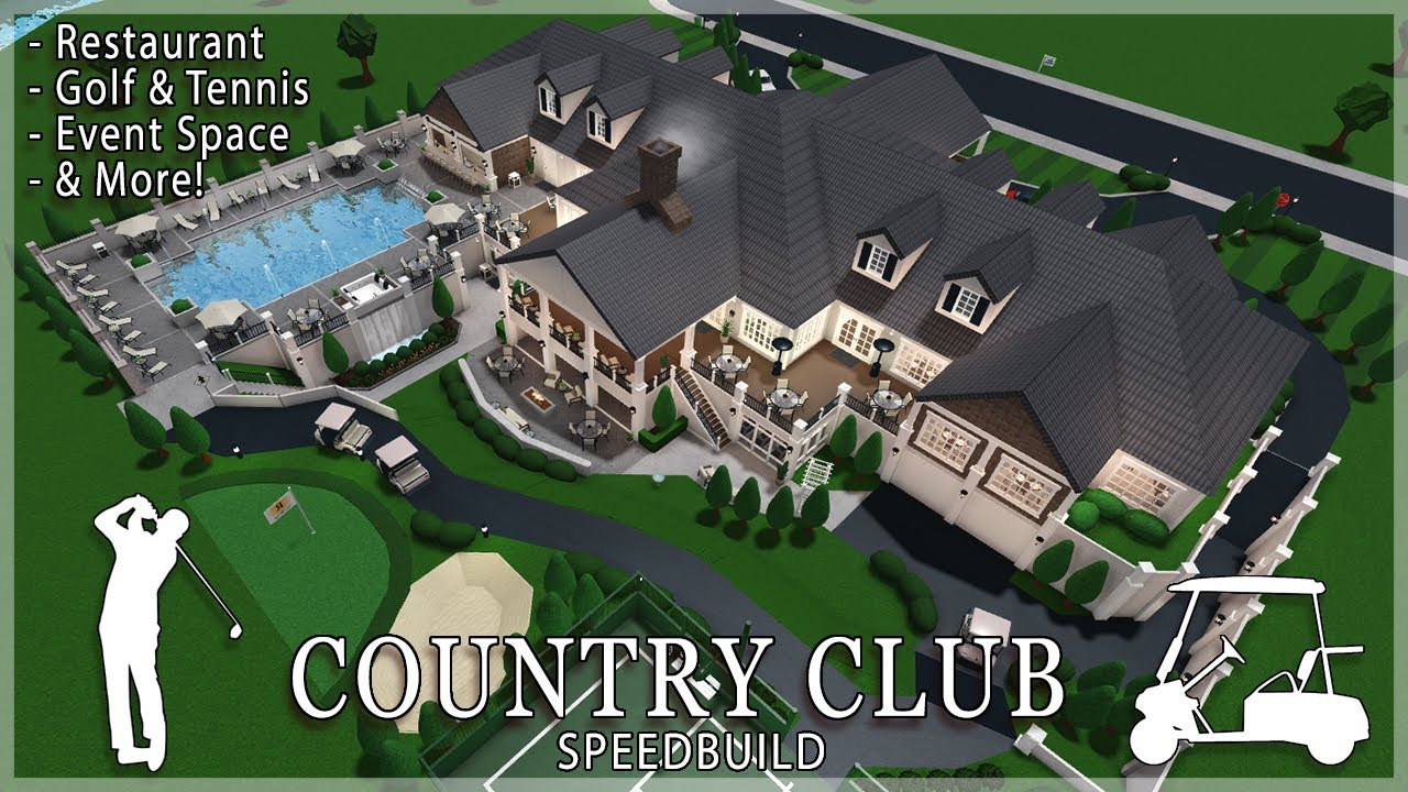 Roblox Bloxburg | Country Club Speedbuild