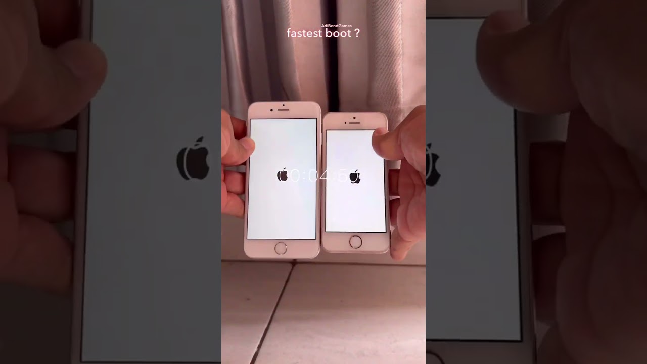 Test Boot Faster - iPhone 6s vs iPhone Se 2016 #shorts