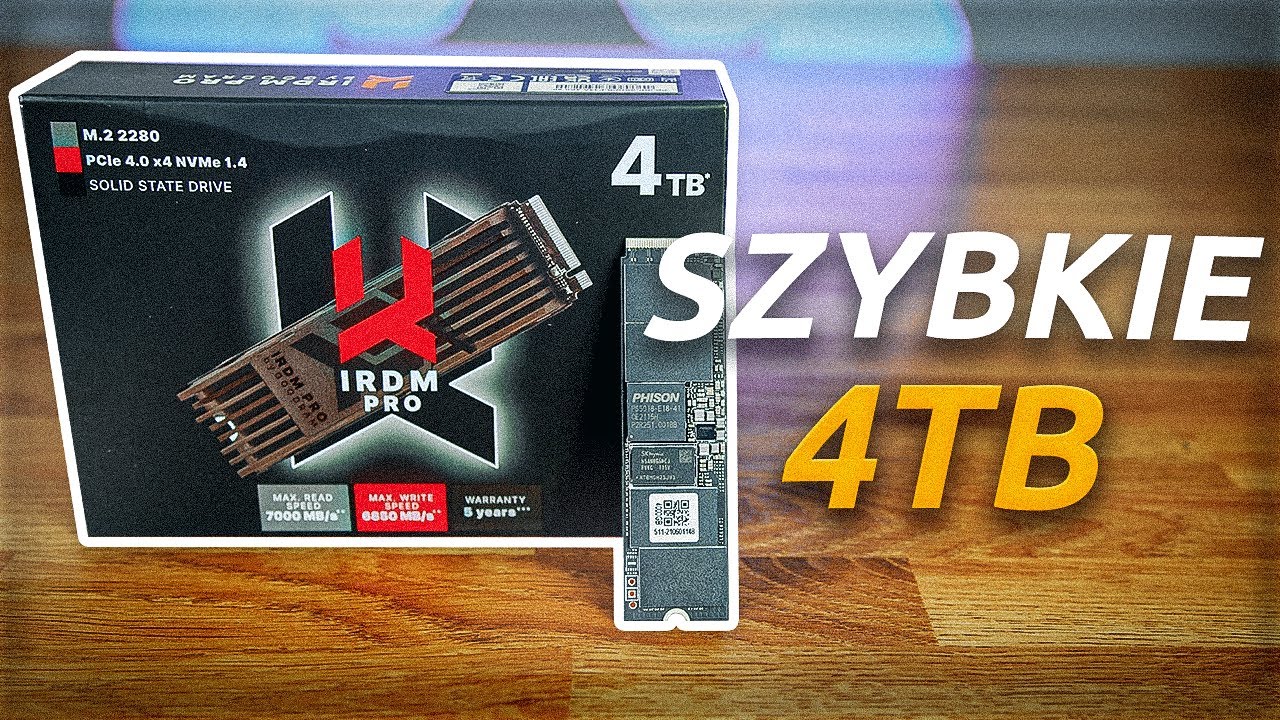IRDM PRO M.2 4TB / MEGA SZYBKI SSD / PREMIERA
