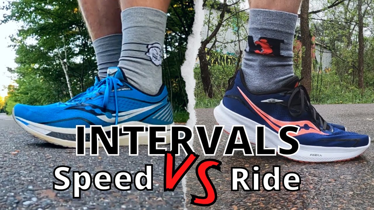 Interval Training Tempo Shoe vs Daily Trainer - Saucony Endorphin Speed versus Ride 15