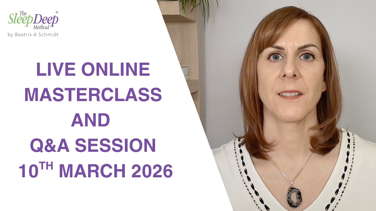 Live Online Masterclass: How to overcome long-term sleep problems when your mind is overactive