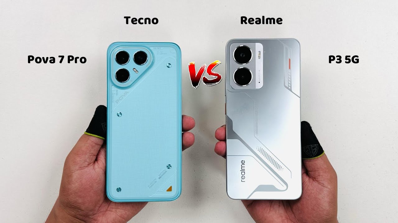 Tecno Pova 7 Pro 5G vs Realme P3 5G Speed Test
