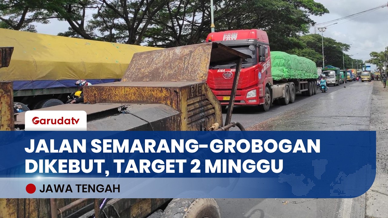 Jalur Utama Semarang-Grobogan Mulai Diperbaiki, Target Rampung 2 Minggu