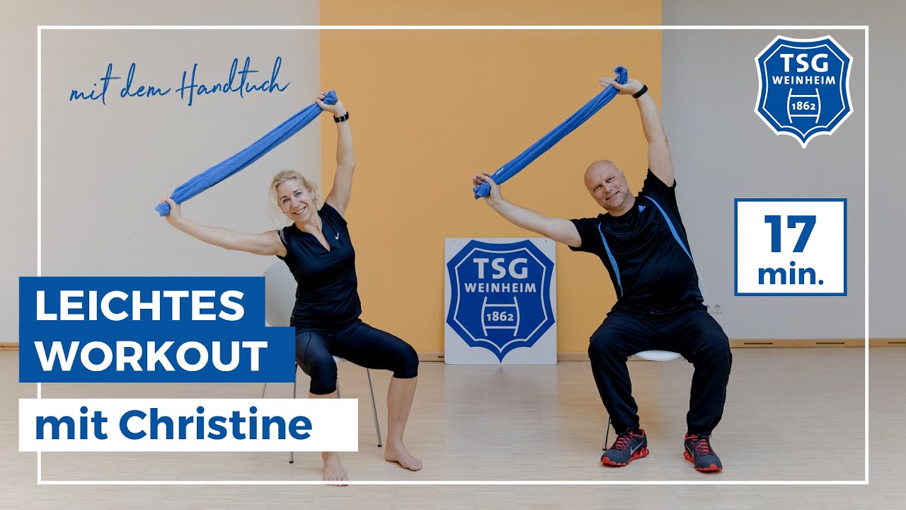 TSG Weinheim I Seniorengymnastik I leichtes Workout mit dem Handtuch