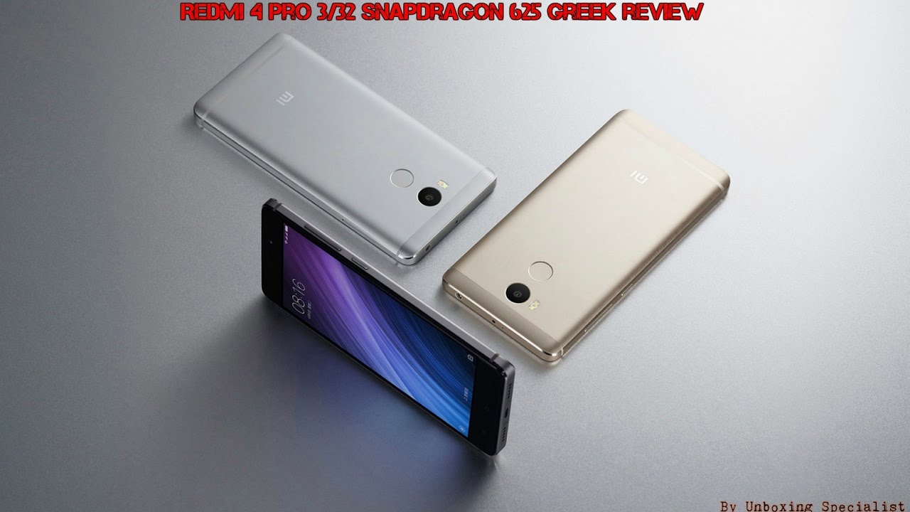 Xiaomi Redmi 4 Pro 3/32 Snapdragon 625 Review & Unboxing [Greek]